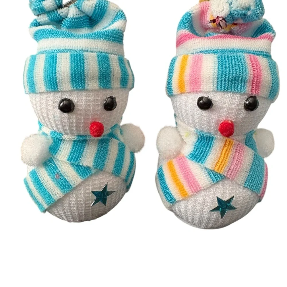4 SNOWMAN ORNAMENTS‎